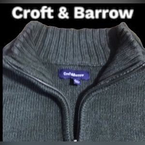 Croft and Barrow 3/4 Zip Sweater
